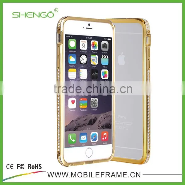 Newest Design Hot Selling Diamond Metal Bumper Phone Case for Samsung G530 photo-3