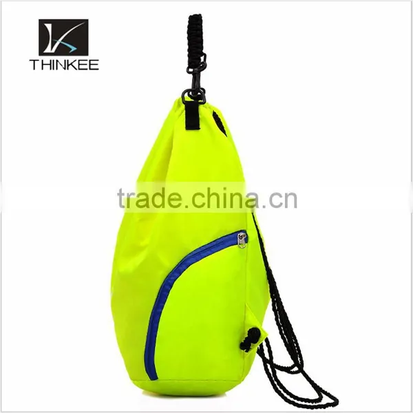 Drawstring Bag Solid Oxford Nylon Outdoor Sports Drawstring Bag photo-3