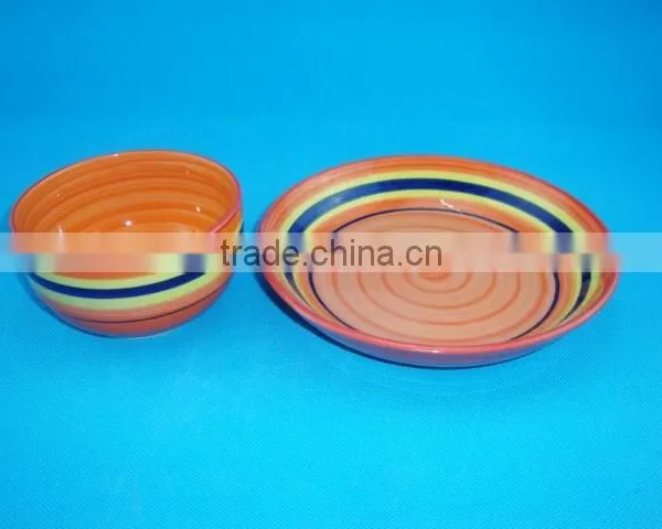 Round Hand Painted Porcelain Dinner Set, Wholesale Fine Porcelain Dinner Set photo-6