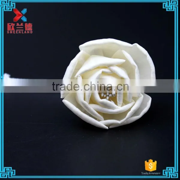 Cheap Artificial 6cm Crimping Rose Natural Sola Flower Diffuser photo-3