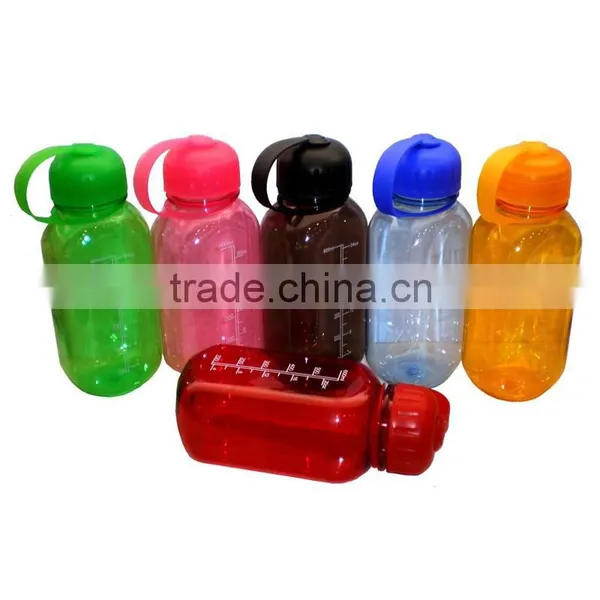 Wide Mouth Plastic School Bottle Easy Carry Leak Proof