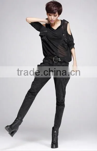 Jeans Woman Feet Harem Pants Women Slacks Spring New Personality Europe Joker Slim Slimming Pants photo-2