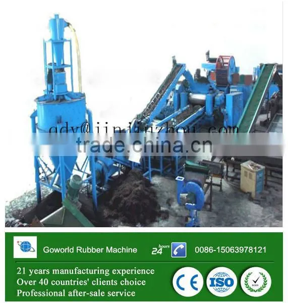 Tire Fiber Separator Machine / Waste Tyre Recycling Machine photo-2