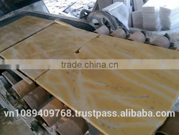 Vietnam Wood Marble Tile Yellow photo-3
