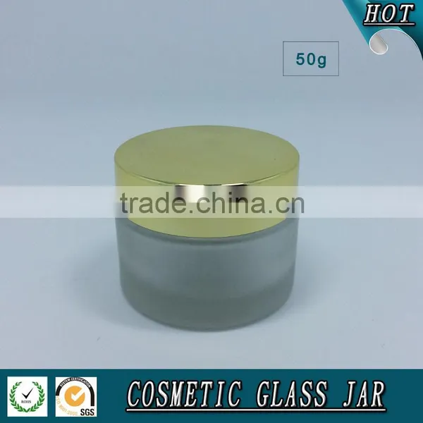 50ML Frosted Glass Cream Jar photo-3