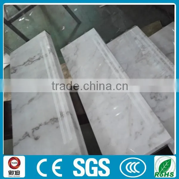 China Interior Wrought Iron Stone Prefabricated Straight Stairs --YUDI photo-6
