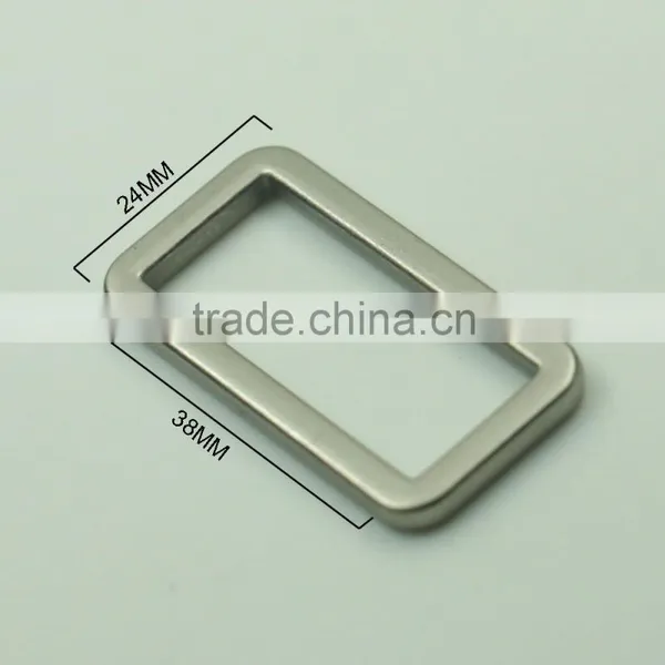 Manufacturing Zamak Cheap Metal Rectangle Belt Buckle 38mm for Bags photo-3