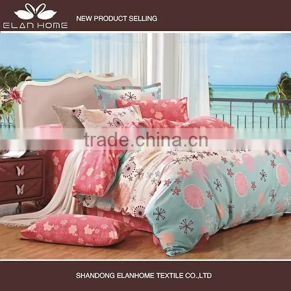 100% Cotton 128*68 40s*40s Pigment Printed Luxury Duvet Cover Set With Zipper photo-2