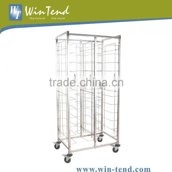 Stainless Steel 12-Tier Bakery Tray Trolley photo-3