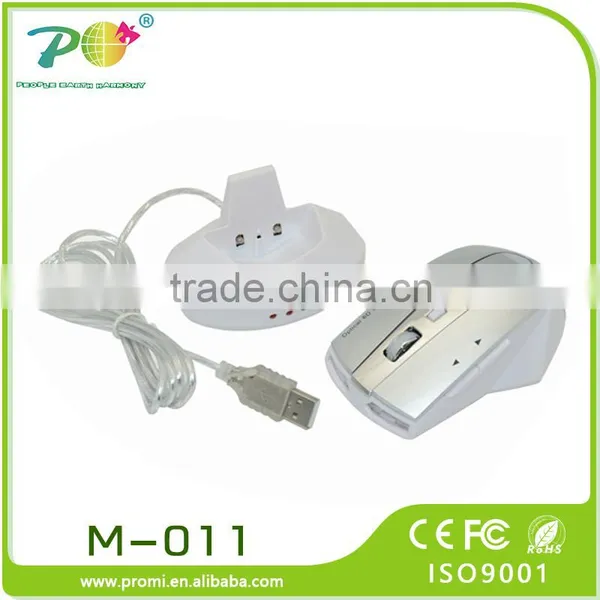 Promotion Gift Rechargeable Wireless Mouse With Usb Hub photo-4