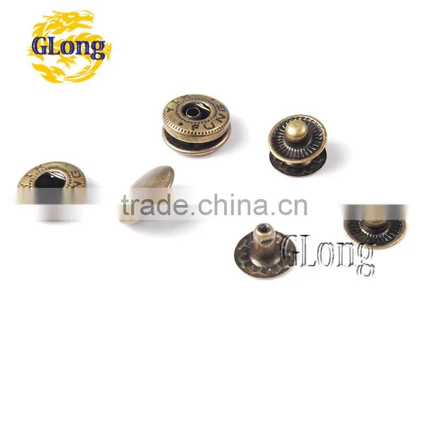 Metal Press Studs Sewing Button Snap Fasteners Sewing Leather Craft Clothes Bags #GZ153-12 photo-3