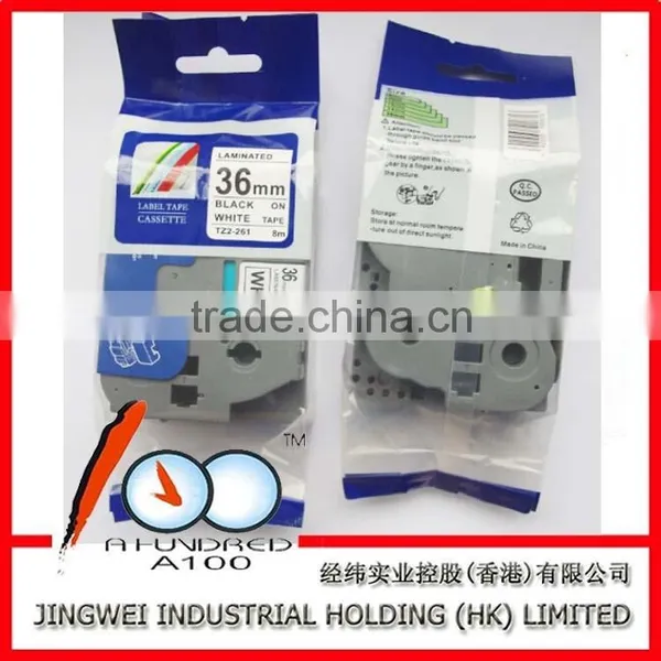 Compatible Brother P-touch Printer TZe-521,TZe-531,TZe-541 Black on Blue Laminated Label Ribbon photo-5