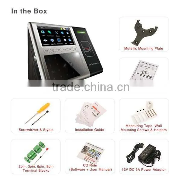 FR-iface301 Multi-biometric Time Attendance and Access Control Terminal photo-2