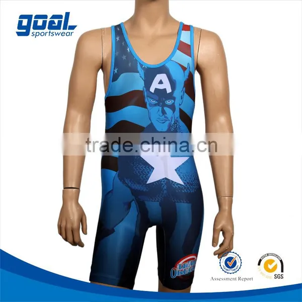 Custom Wrestling Singlets,china Wrestling Singlets