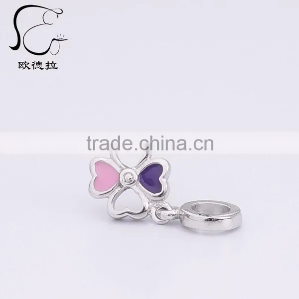 Cubic Zirconia Element Flower Shaped Glass Bead Wholesale photo-4