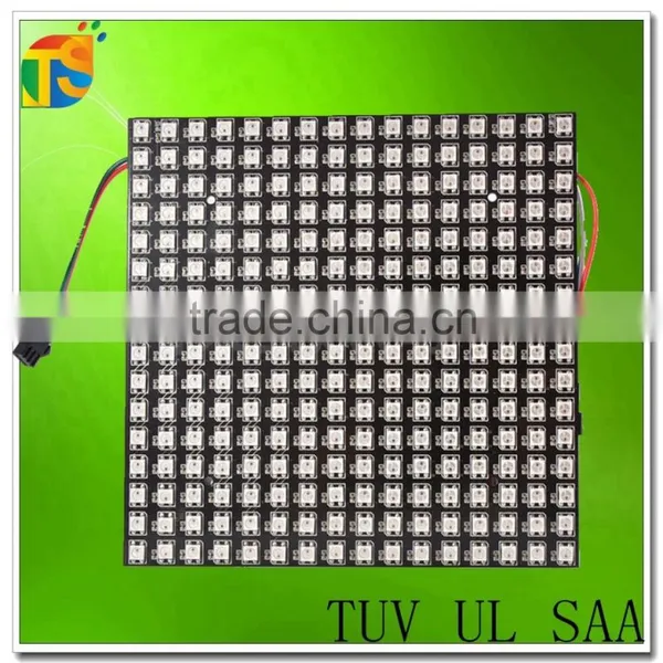 Flexible16*16mm Led Dot Matrix DC5v Rgb Color Led Pixel Light Icws2812b