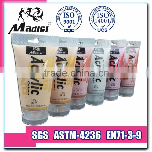 Bright Color 75ml 79 Color Non-toxic Acrylic Paint photo-5