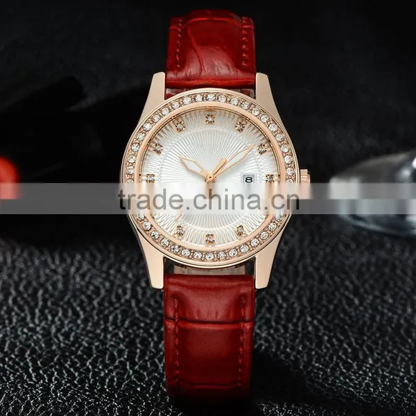 Wholesale New Fashion Customize Own Brand Vogue Minimalist Wristwatch Genuine Leather Watch photo-2