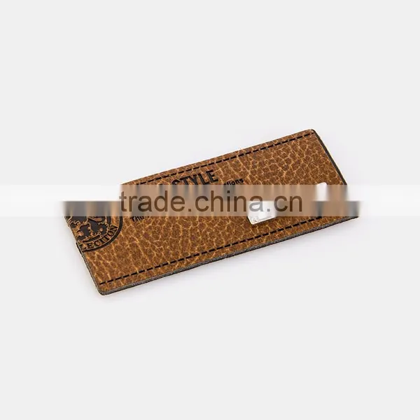 Clothing Ban Label Leather Patch for Dress High Quality Cuatom photo-4