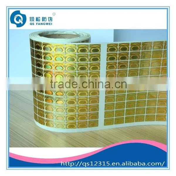 3D Waterproof Anti-counterfeit Holographic Sticker