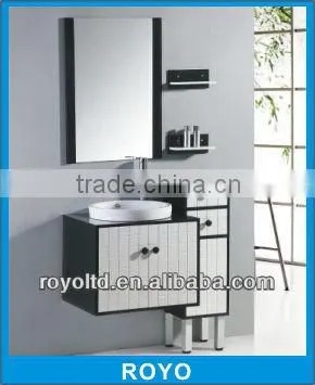 RA080 Pvc Bathroom Cabinet With Side Cabinet