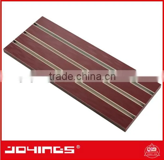 MDF Slatwall Melamine Panel With Aluminum Extrusion Inserts photo-3