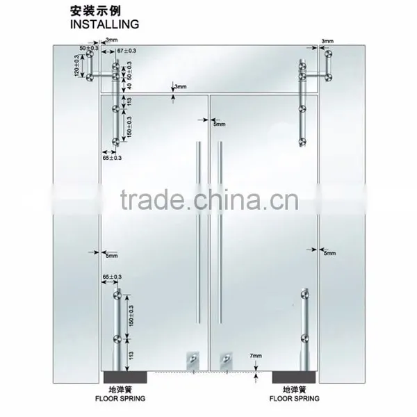 Top Quality Reasonable Price Metal Clips Tempered Glass Panel Hardware photo-4