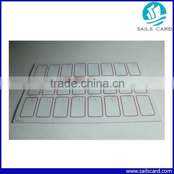 Quality Assurance T5577 LF RFID Prelam With 5x5 Sheet