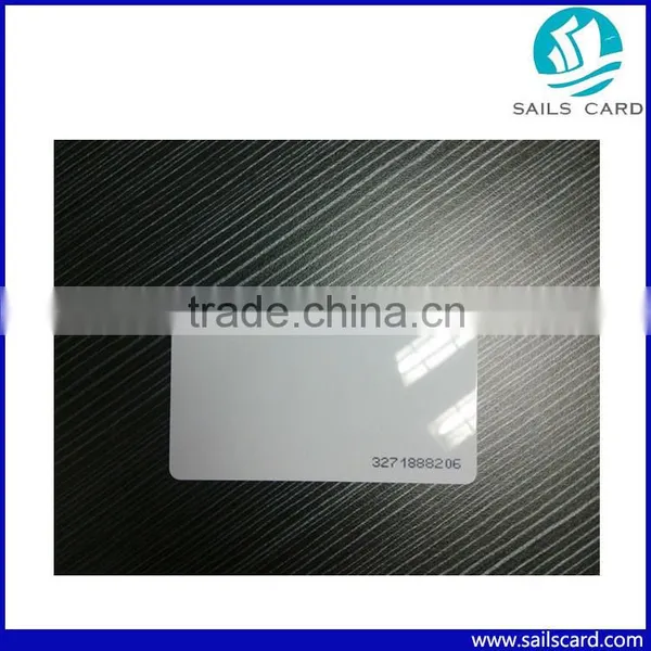 125khz TK4100 EM Chip Blank PVC Plain White ID Card photo-2