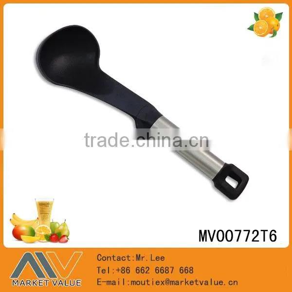 NYLON SILICONE HIGH HEAT RESISTANT COOKING STAINLESS HANDLE SLOTTED TURNER SLICE photo-5