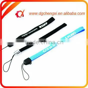 High End Bulk Blue Printing Lanyard Mobile Phone Straps photo-4