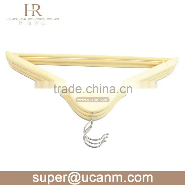 HRW-3001N A Grade Without Paint Wood Cheap Clothes Hanger for Suit Shirt photo-4