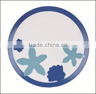 100% Melamine 10" Plate With Decal