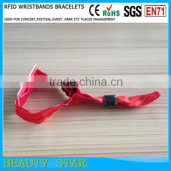 Customized Logo RFID Woven Wristbands ,for Event Use RFID Woven Wristbands photo-2