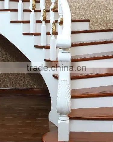 Wooden Stair Handrail and Balustrade