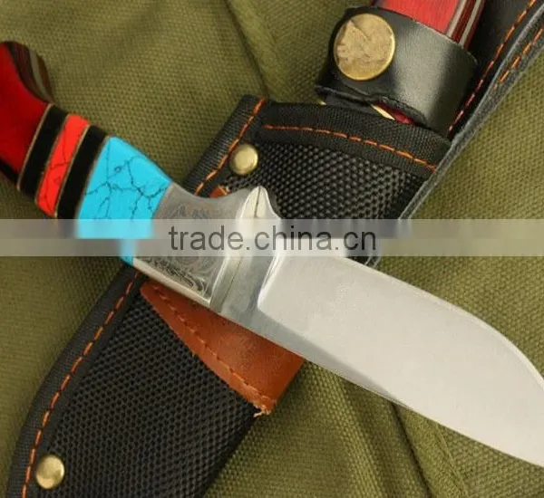 OEM Wood Handle Hunting Combat Knife photo-5