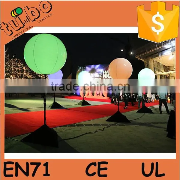 1.5m PVC Factory Price Led Light Inflatable Tripod Balloon