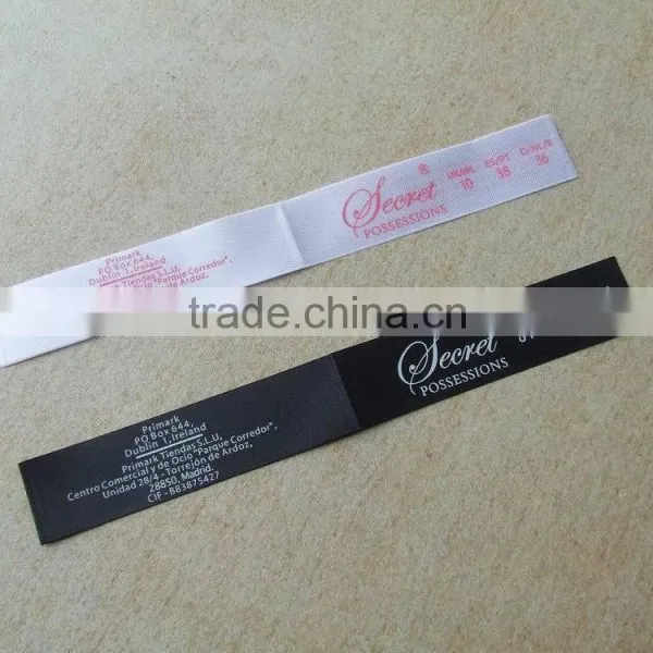 Printed Clothes Care Label for Garment Fashion photo-5
