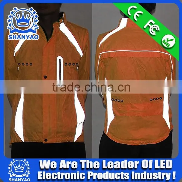 2016 Hot Selling LED Fluorescent Refletive Clothing For Road Safety At Night photo-5