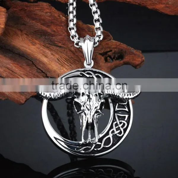 Fashion Holy Stainless Steel Animal Charms Islamic Pendant