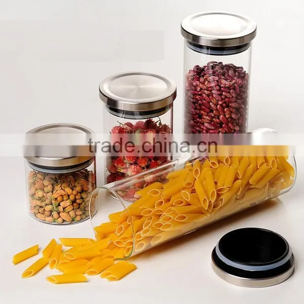 Borosilicate Glass Products and Glass Jars Airtight Lid