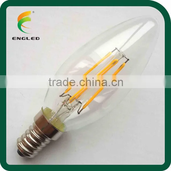 Glass Housing LED Filament Candle Light, C35 LED Candle Bulb Made in China photo-2