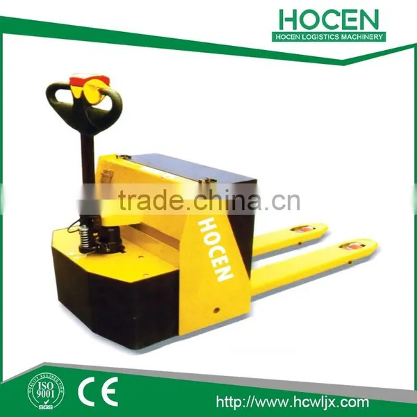 Small Semi-Powered Pallet Truck For Goods Loading photo-5