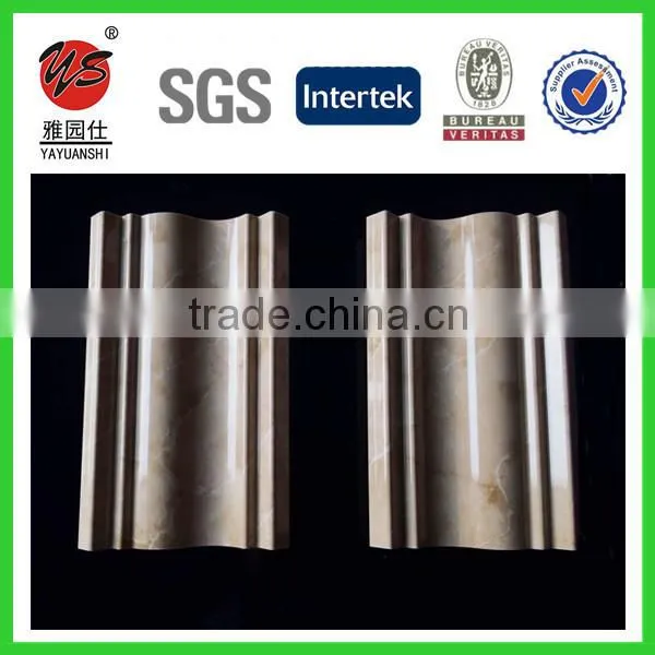 13.6cm Panel Moulding Pvc Imitation Marble Decorative Line photo-5