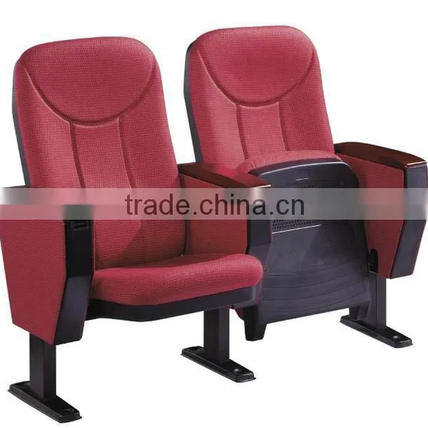 Red Fabric 2 Person 4d Theater Seats / Cinema Chair YA-302 photo-2