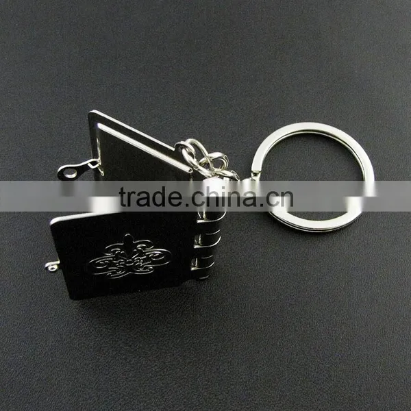 Engraved Silver Picture Frame Keychain photo-2