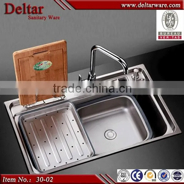 Double 304 Stainless Steel Kitchen Bar Sink photo-2