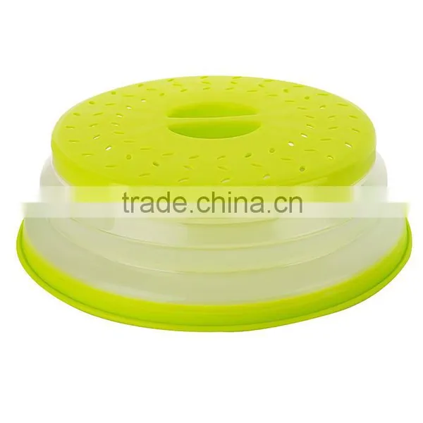 Foldable Plastic Microwave Cover For Plates photo-3