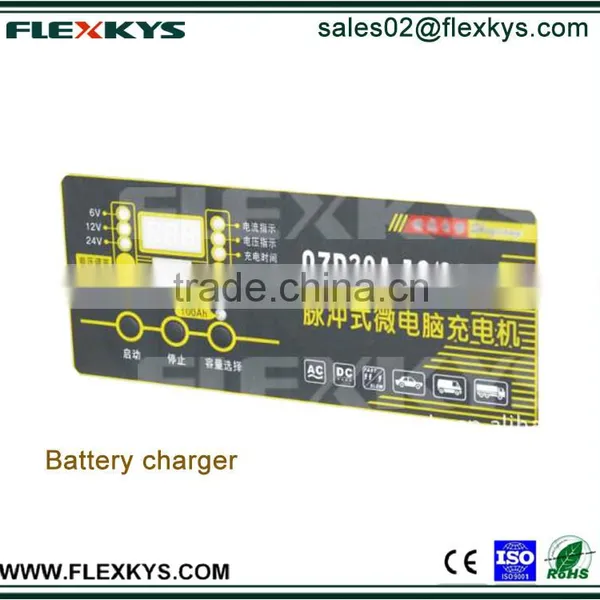 Battery Charger Membrane Switch Keypads Graphic Overlays photo-4