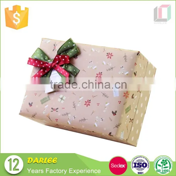 High Quality Custom Printing Diy Christmas Decorative Gift Paper Bag in Box photo-2